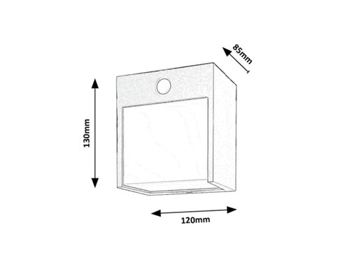 Aplica exterior Balimo 7479 Alb Mat (3)