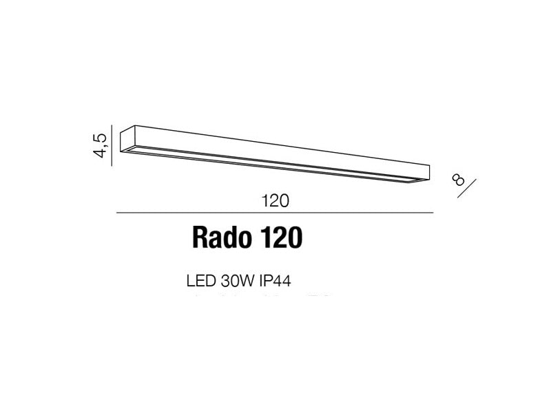 Aplica Rado 120 Crom, AZ2081 (2)